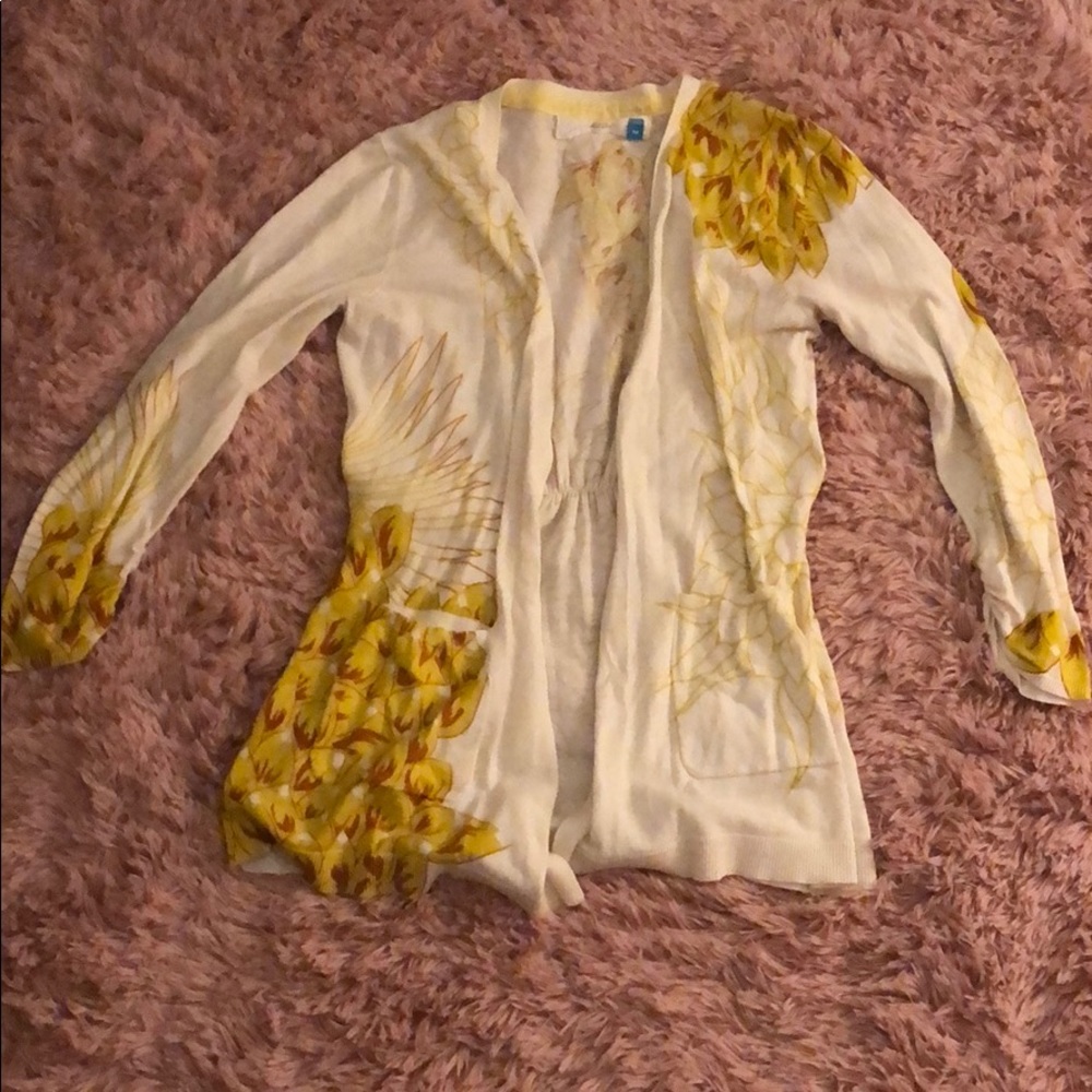 Sparrow Yellow and Orange cardigan